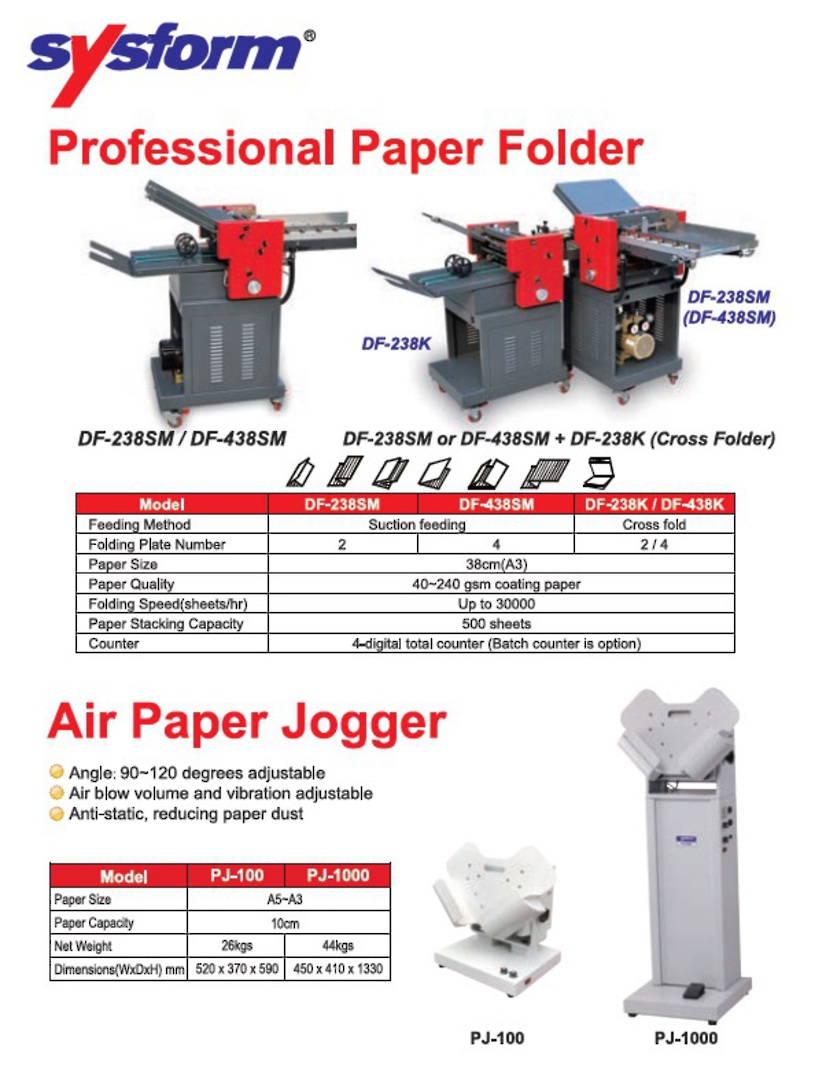 Professional Paper Folding & Jogger image 0